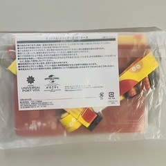 ユニバーサルポートホテル ノベルティ ミニオン柄ショルダーバッグ（ビニール製）の画像