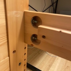 シングル　すのこベッドの画像