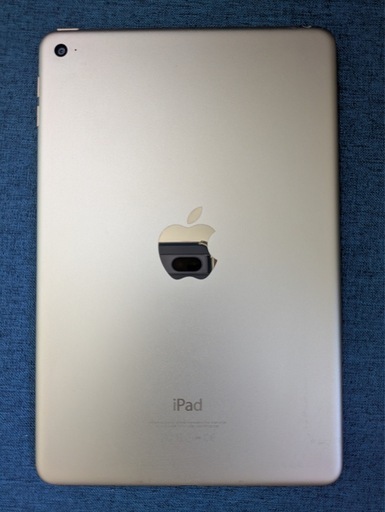 iPad mini 4 128GB WiFi ゴールド ネコのガラスフィルム付き