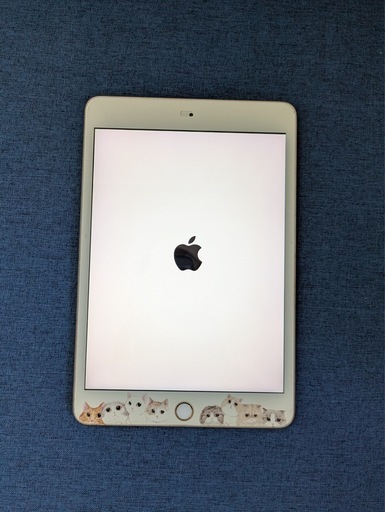 iPad mini 4 128GB WiFi ゴールド ネコのガラスフィルム付き iPad mini 4 128GB WiFi ゴールド ネコのガラスフィルム付き