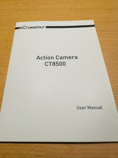 【未使用】Crosstour アクションカメラ CT8500 4K Wi-Fi（防水ケース付）