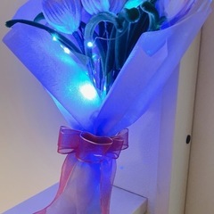 ふわふわモールチューリップ🌷花束ちゆかの画像