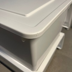 【引取限定・美品・バラ売り相談可】蓋付き 収納ケース 2セットの画像