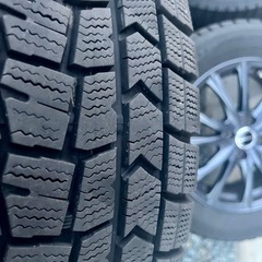 ダンロップ WINTER MAX WM02 195/65R16 2020年製 スタッドレス　ホイールセットの画像