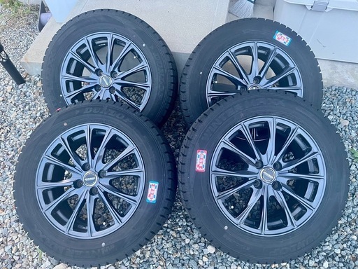 ダンロップ WINTER MAX WM02 195/65R16 2020年製 スタッドレス　ホイールセット