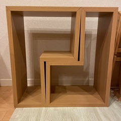 ラック　スタッキングシェルフ　パズルラック　ナチュラルカラー　の画像