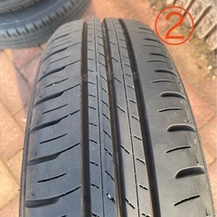美品　バリ山　155/65r14 ダイハツ　トコット　純正　ホイール　タイヤ　セット　ダンロップ　エナセーブ　４本セットの画像