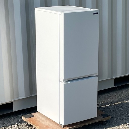 高圧洗浄済み ! !◇ヤマダ ノンフロン冷凍冷蔵庫 156L 2021年製 2ドア YRZ-F15G1 