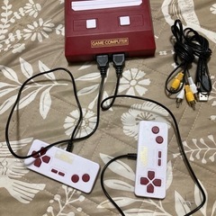 ゲームコンピュータ
　レトロ　ファミコン　30種類内蔵　の画像