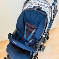 ベビーカー　combi スゴカル4キャス　Compact ステップボード付き の画像