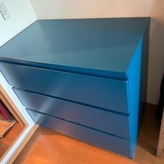 0円無料・IKEA 3段チェスト　の画像