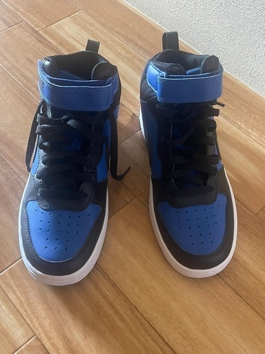 ナイキ Nike 【 Court Borough Mid 2 Youth Game /Black/White 】