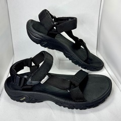 【限定価格】TEVA ハリケーン サンダル/オールブラック/24cmの画像