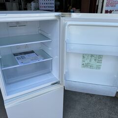【動作保証あり】AQUA アクア 2018年 AQR-16H(W) 157L 2ドア 冷凍冷蔵庫【管理KRR772】の画像
