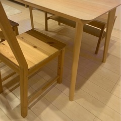 IKEAダイニングテーブルセット
の画像