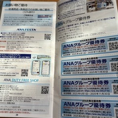 ANAの割引チケット綴り一式の画像