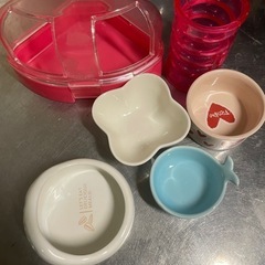 虫かご　小皿などの画像