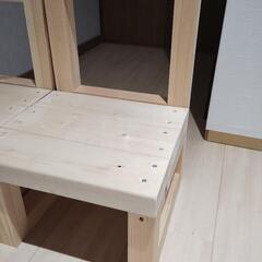 木のイスの画像