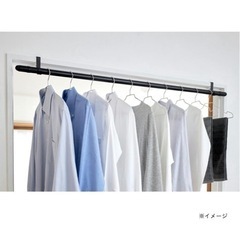 鴨居用室内物干しハンガーバーの画像