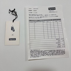 supreme×NIKE レザーアノラック　の画像
