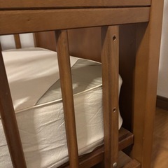 木製ベビーベッド　120×70の画像