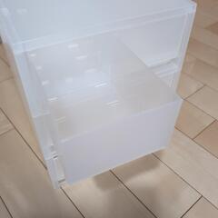 無料　無印良品　ポリプロピレン　小物収納ケース　引出２個３段の画像