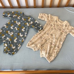 秋〜冬2wayオールなど11着　50〜60cmの画像