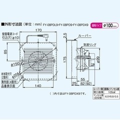 Panasonicパイプファン
の画像