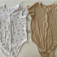 【アカチャンホンポ】ベビー肌着4枚【80】の画像