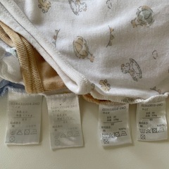 【アカチャンホンポ】ベビー肌着4枚【80】の画像