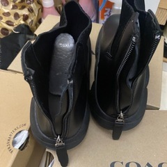 美品レザーブーツの画像
