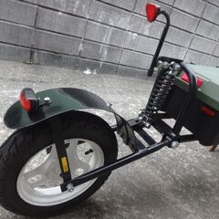 あなたのバイクに一輪トレイラーを付けてみませんか　モンキー用取付アクセルシャフト付　の画像