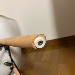 訳あり　ホワイト　チェア　2脚セットの画像