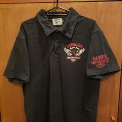 【値下げ】vanson  絶版 ポロシャツ プリント 古着 の画像