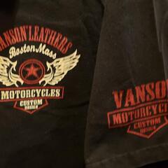 【値下げ】vanson  絶版 ポロシャツ プリント 古着 の画像