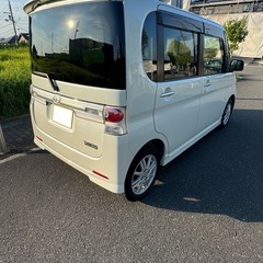 奈良県　京都府名義変更無料　タントカスタム L375s xリミテッド　車検ロング　ナビ　ETC の画像