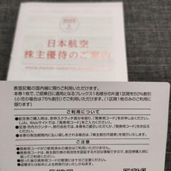 日本航空　株主優待の画像