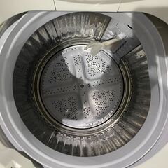 【⭐️全額返金保証⭐️】★SHARP 全自動電気洗濯機 ES-GE7E-W 2021年製の画像