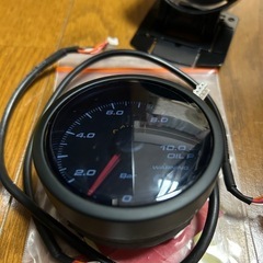 オートゲージ　油圧計　センサー２つ付きの画像