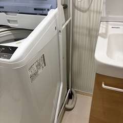 ランドリーラック（洗濯機の上に置ける棚シェルフ）※写真の洗濯機は含みませんの画像