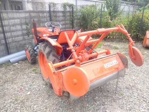 札幌発 クボタ 4WDトラクター L2000DT ロータリー RS1200S セット