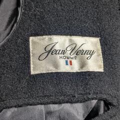 Jean Verny 黒 コート Lサイズ  アンゴラ＆カシミヤ入りの画像