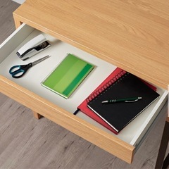 [IKEA]木目調パソコンデスクの画像