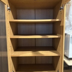 🌻ゴミ箱上食器棚(ゴミ箱２個付き)🌻の画像