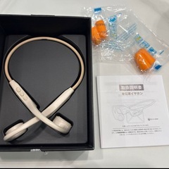 Open Ear Headphones 骨伝導イヤホン ホワイトの画像