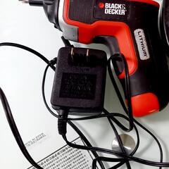 ブラックアンドデッカー BLACK&DECKER★家庭電動ドライバー★コードレスの画像