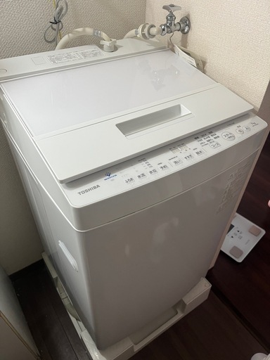 東芝 TOSHIBA 全自動洗濯機 ZABOON 7kg グランホワイト AW-7D9（W）