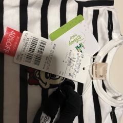 プティマイン　ロンパース　男女双子　新品の画像