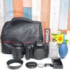 【全国送料無料】 Canon EOS Kiss X8i✨ カメラバッグ付き✨ Wi-Fi転送OK✨レンズセット ✨ 届いたらすぐに使えます✨ キヤノン キャノンの画像