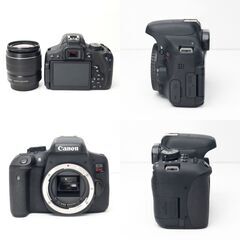 【全国送料無料】 Canon EOS Kiss X8i✨ カメラバッグ付き✨ Wi-Fi転送OK✨レンズセット ✨ 届いたらすぐに使えます✨ キヤノン キャノンの画像